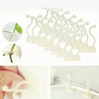 100pcs plant buckle hooks plant climbing wall self adhesive fastener tied fixture hooks garden plant wall climbing vine clips