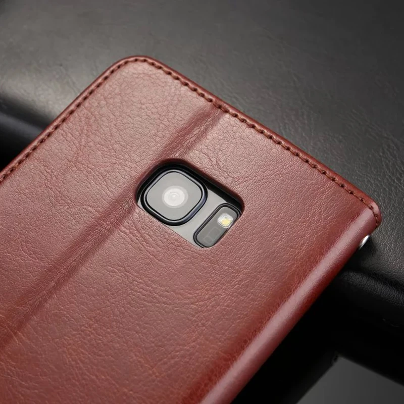 Классический Кожаный чехол бумажник для Samsung Galaxy S8 S9 S10 Plus Note 10 Pro A6 A8 J4 J6 A7 A9 2018 A 20 30