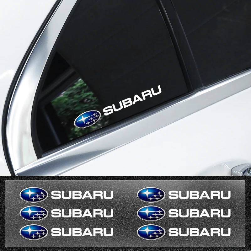 Car Side Window Glass Stickers DIY Accessories For Subaru Mpreza SG5 Human Lion Crosstrek Tribeca Forester XV Outback Ascent WRX |