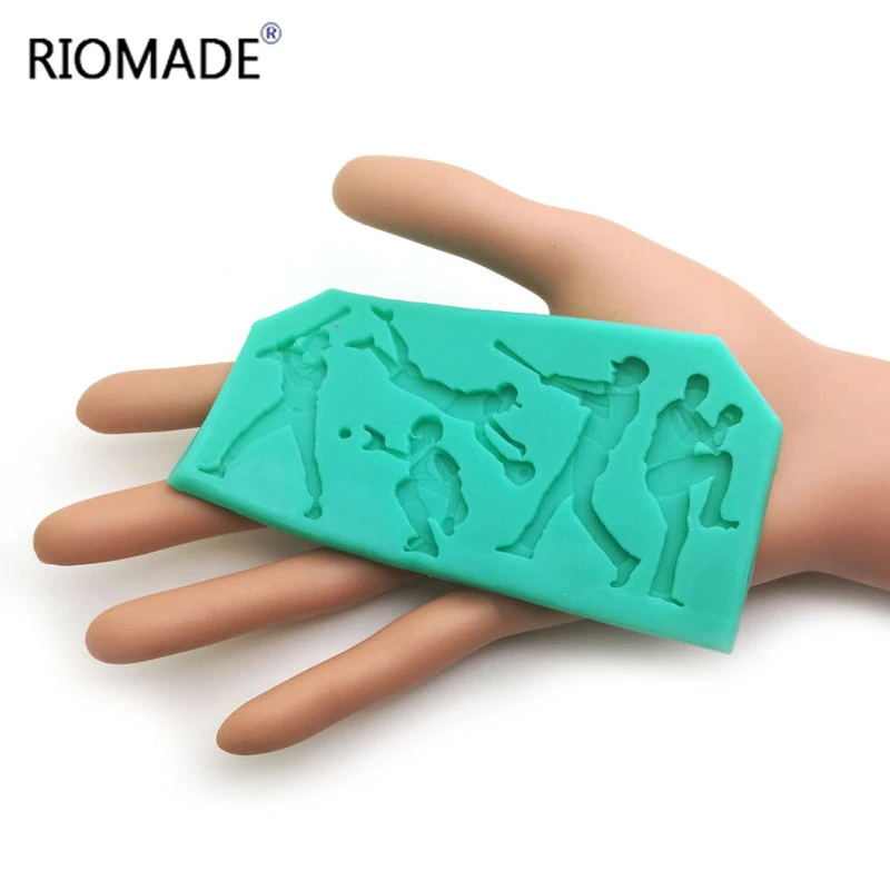 Силиконовые формы для спортивных игр инструменты украшения торта форма помадки
