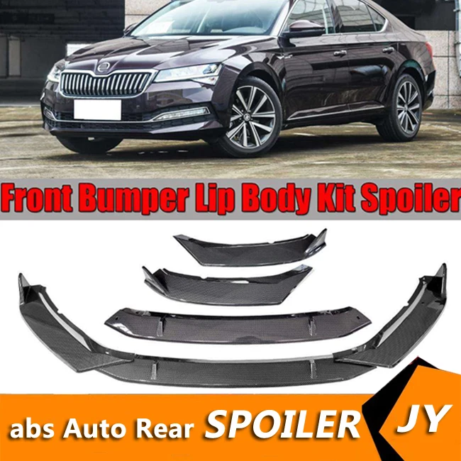 For Skoda Octavia Body kit spoiler 2018-2020 ABS Rear lip rear front Bumper Diffuser Bumpers Protector | Автомобили и мотоциклы