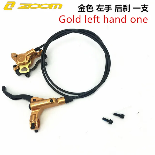 gold left rear ZOOM Xinlong HB875 горный велосипед дорожный велосипед передний и задний масляный диск Гидравлический дисковый тормоз s гидравлическая Дисковая тормозная система - Цвет: gold left rear