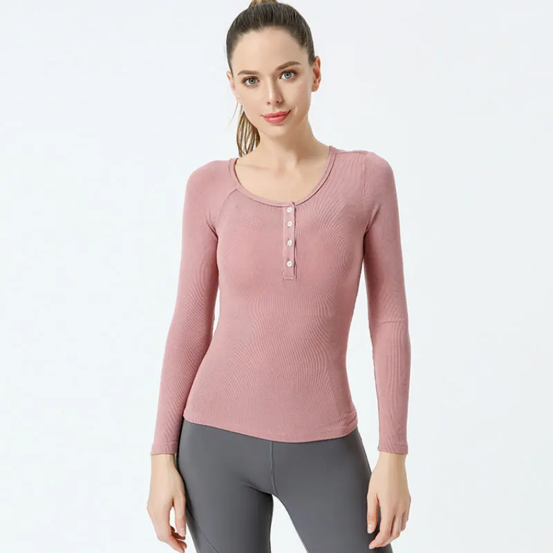 

2021 женские спортивные топы для йоги, свободная рубашка для спортзала и йоги, эластичный Топ для тренировок с длинным рукавом, спортивные фут...