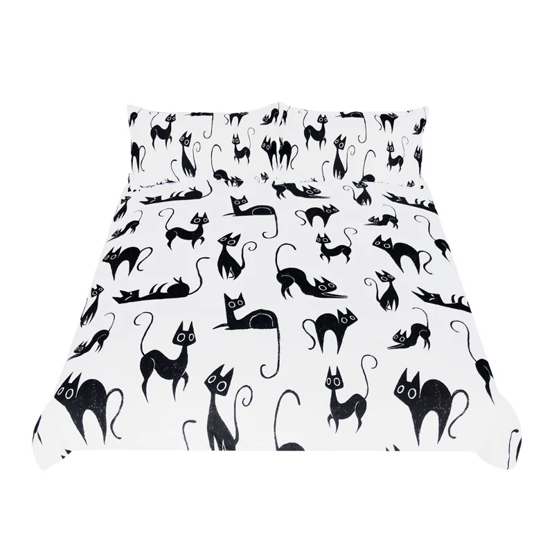 Кошачий узор высокое качество домашнее текстильное одеяло покрывало с 2