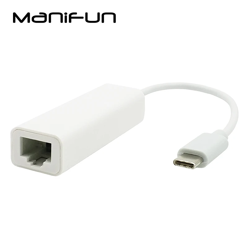 USB C 3 1 Тип RJ45 10/100 Мбит/с Ethernet LAN сетевой адаптер конвертер для Apple Macbook портативных