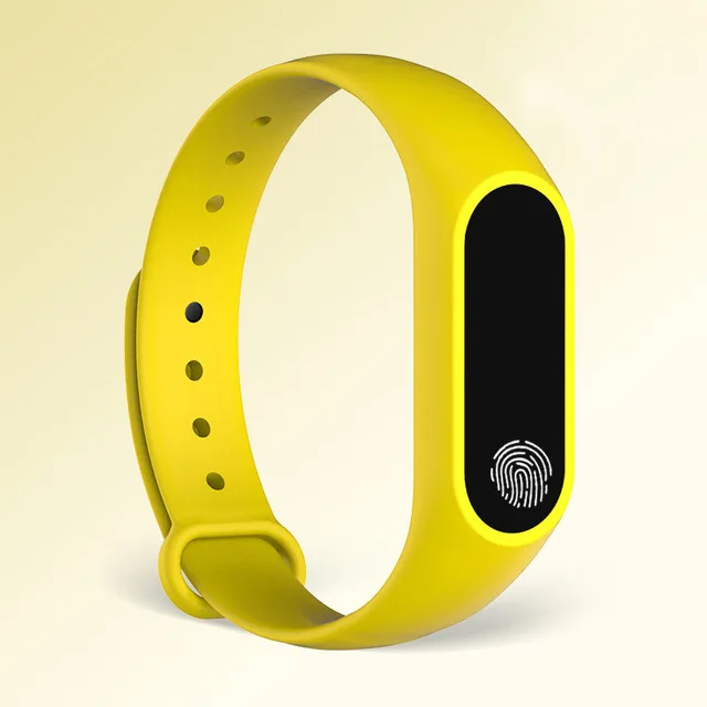 Цвет: желтый IP67 смарт-браслет OLED сенсорный экран BT 4,0 Браслет фитнес-трекер пульсометр мониторинг сна Шагомер Смарт-часы - Цвет: Цвет: желтый