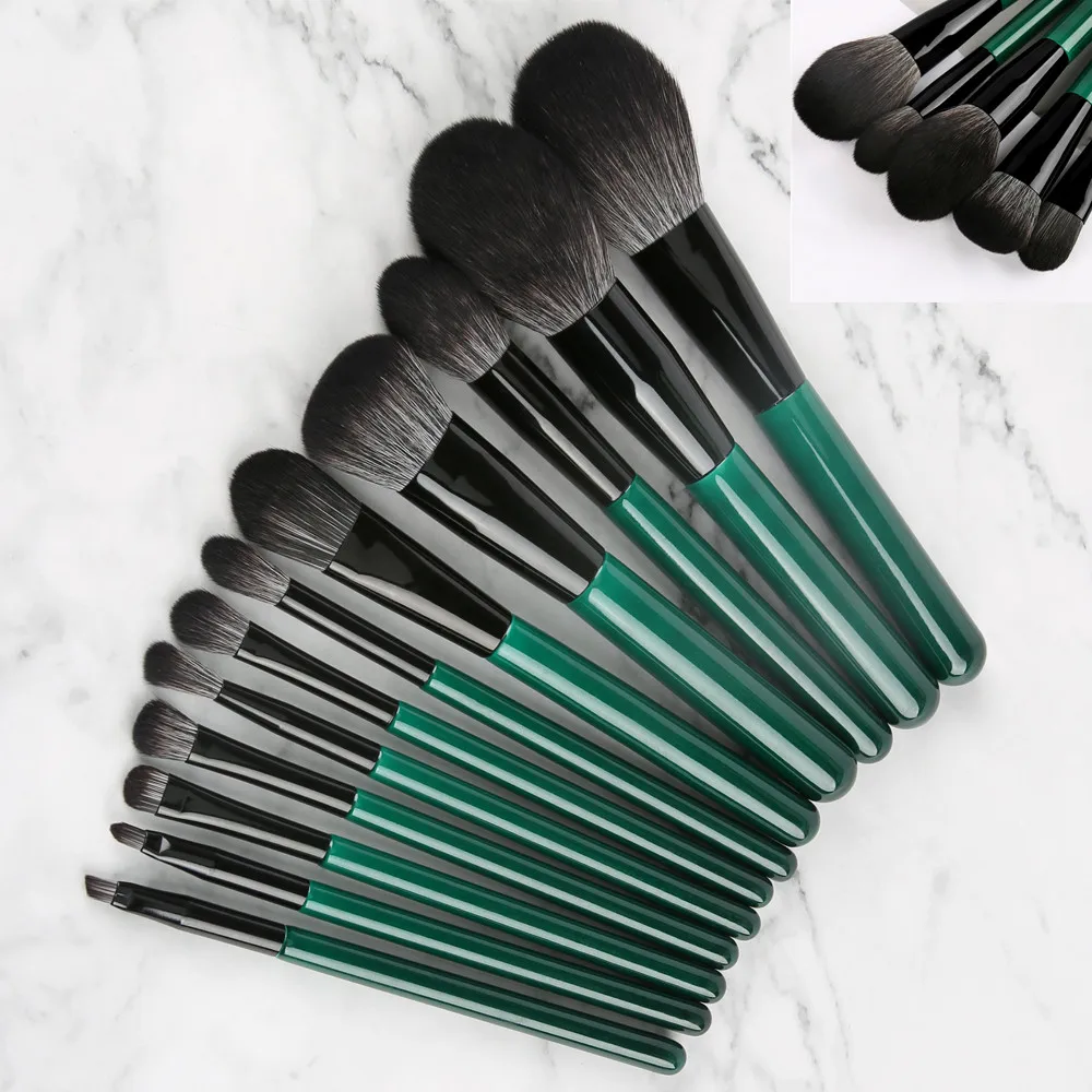 12 шт. набор кистей для макияжа|Аппликатор теней век| |