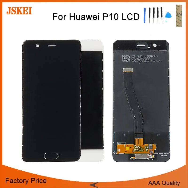 Заводская цена для Huawei P10 ЖК дисплей кодирующий преобразователь сенсорного