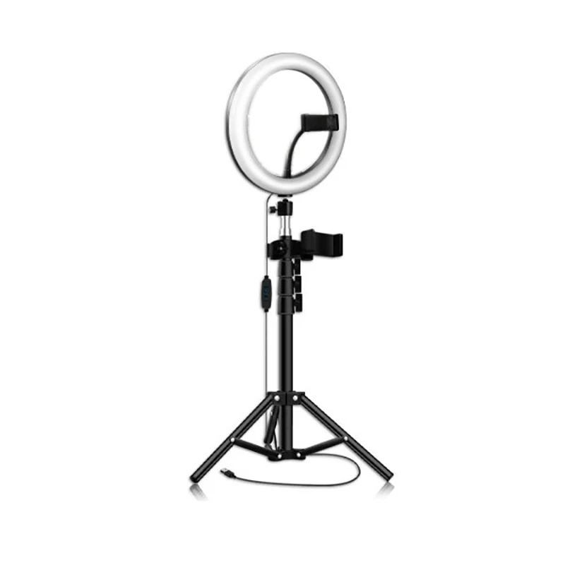 

10 inch Ring Light with Bluetooth Remote and 0.5M Tripod Stand LED Fill Light for YouTube/Video/Live Streaming