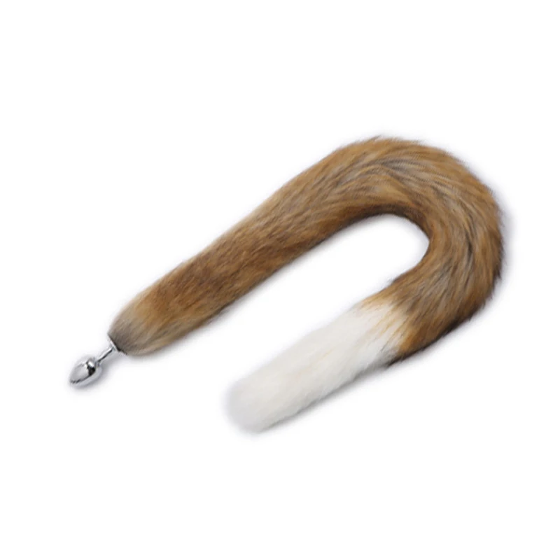 Анальная пробка Искусственная лиса пушистая стимуляция секс-игрушки для мужчин