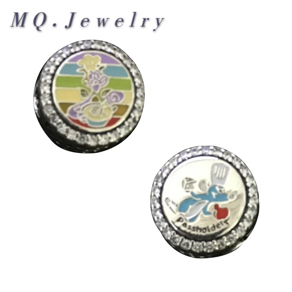 

New 100% 925 Original Silver 2020 Food and Wine Festival Figment Passholder Charm Fit DIY Bracelet Bangle Fashion Jewelry