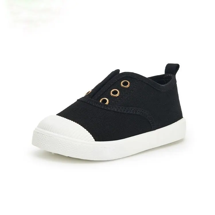Children Shoes Candy Color Sneakers For Goys Girls Slip on Casual Canvas Kids Baby Flats MCH040 | Детская одежда и обувь