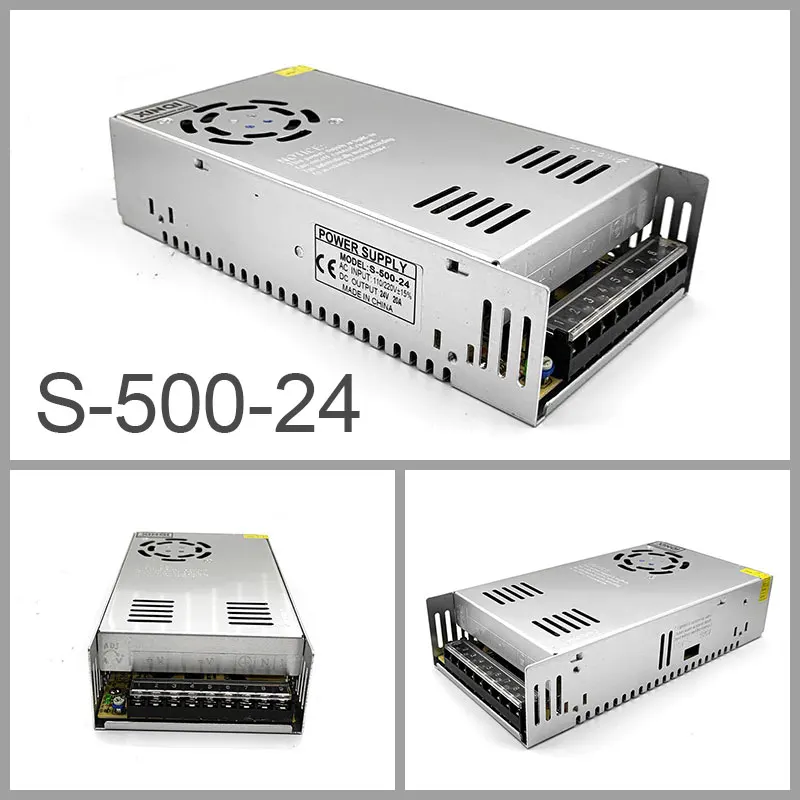 S 500 24 110V 220V постоянного тока до 24V20A питания 24V500W импульсный источник 24В