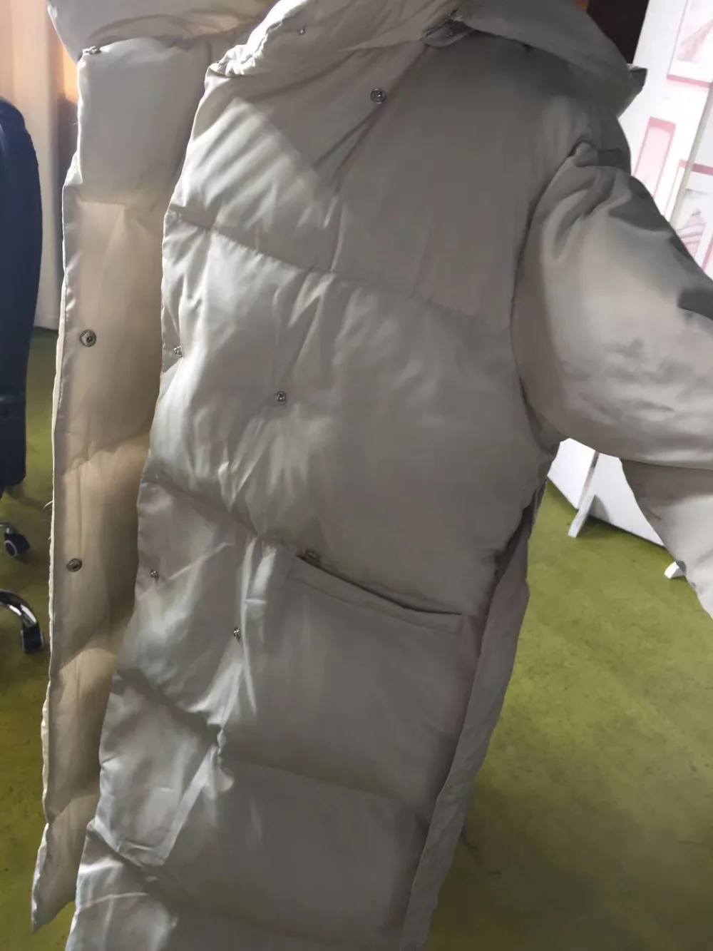 Женское Свободное пальто X-long, зимняя теплая куртка, Женское пальто размера плюс, зимняя куртка, Женская парка с отстегивающимся капюшоном и поясом