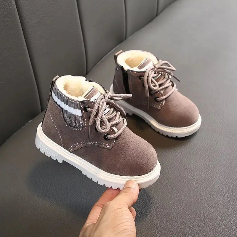 

Winter Autumn Children Shoes Casual Martin Boots Fashion Boys Shoes Classic Leather Girls Ankle Boot Kids Sport Running Shoes
