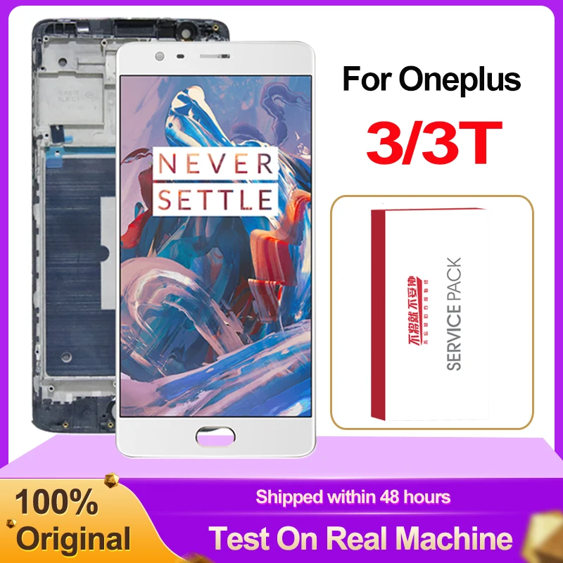 Новый OLED/оригинальный AMOLED 5 ''дисплей для Oneplus 3 3T ЖК-дисплей сенсорный экран
