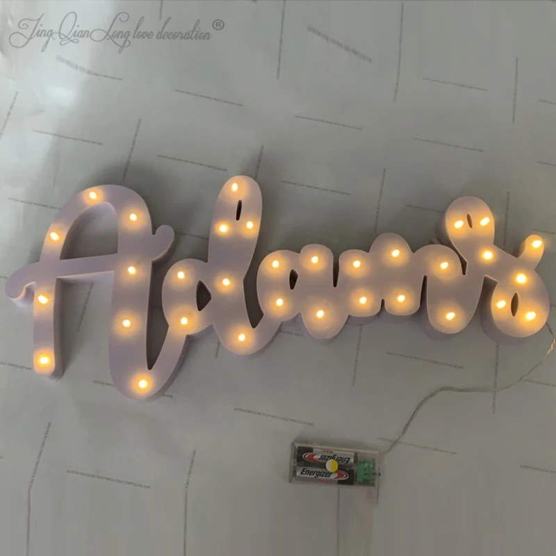 LED Alphabet Letters Lights Large Warm White Numbers Light up Names Wedding DecorParty Birthday Sign Valentines Day Celeb |