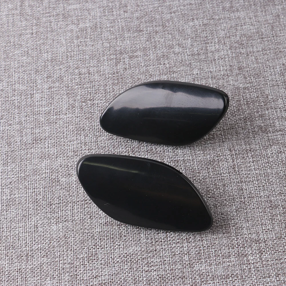 Пара L R передний бампер Омыватель фар сопло Струйная Крышка Неокрашенный 39870059