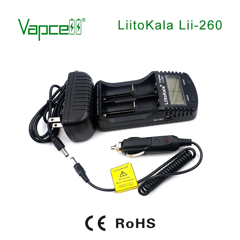 Vapcell зарядное устройство Liitokala Lii-260