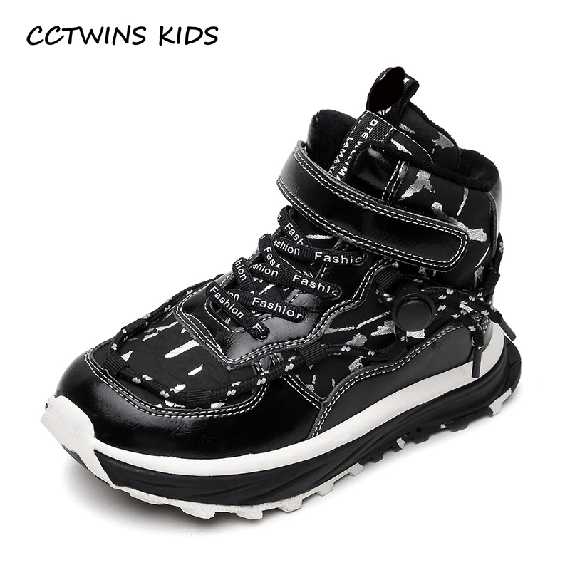 

Детские зимние ботинки 2021, Зимние Модные ботильоны для девочек, теплые толстые меховые ботинки для мальчиков, детская Лакированная обувь, кружевная водонепроницаемая обувь на платформе