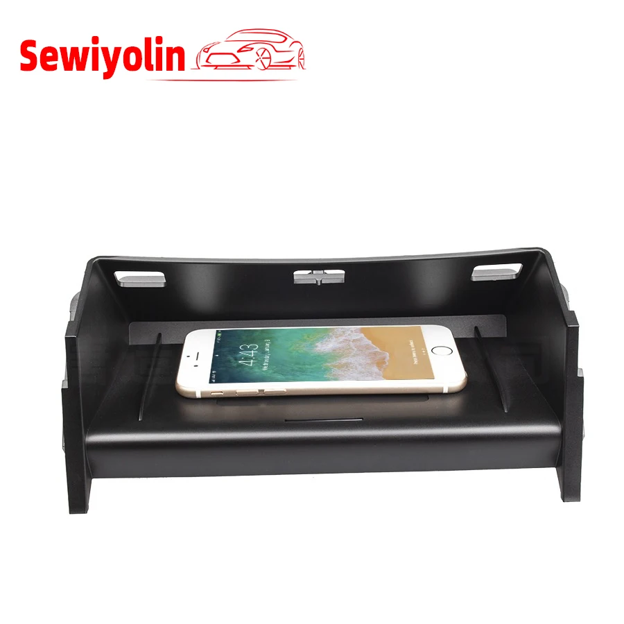 

15-19 For Mercedes-Benz GLE GLS Car Accessories QI Fixed Wireless Charger Board Smart Phone Vehicle USB Charger Special Auto