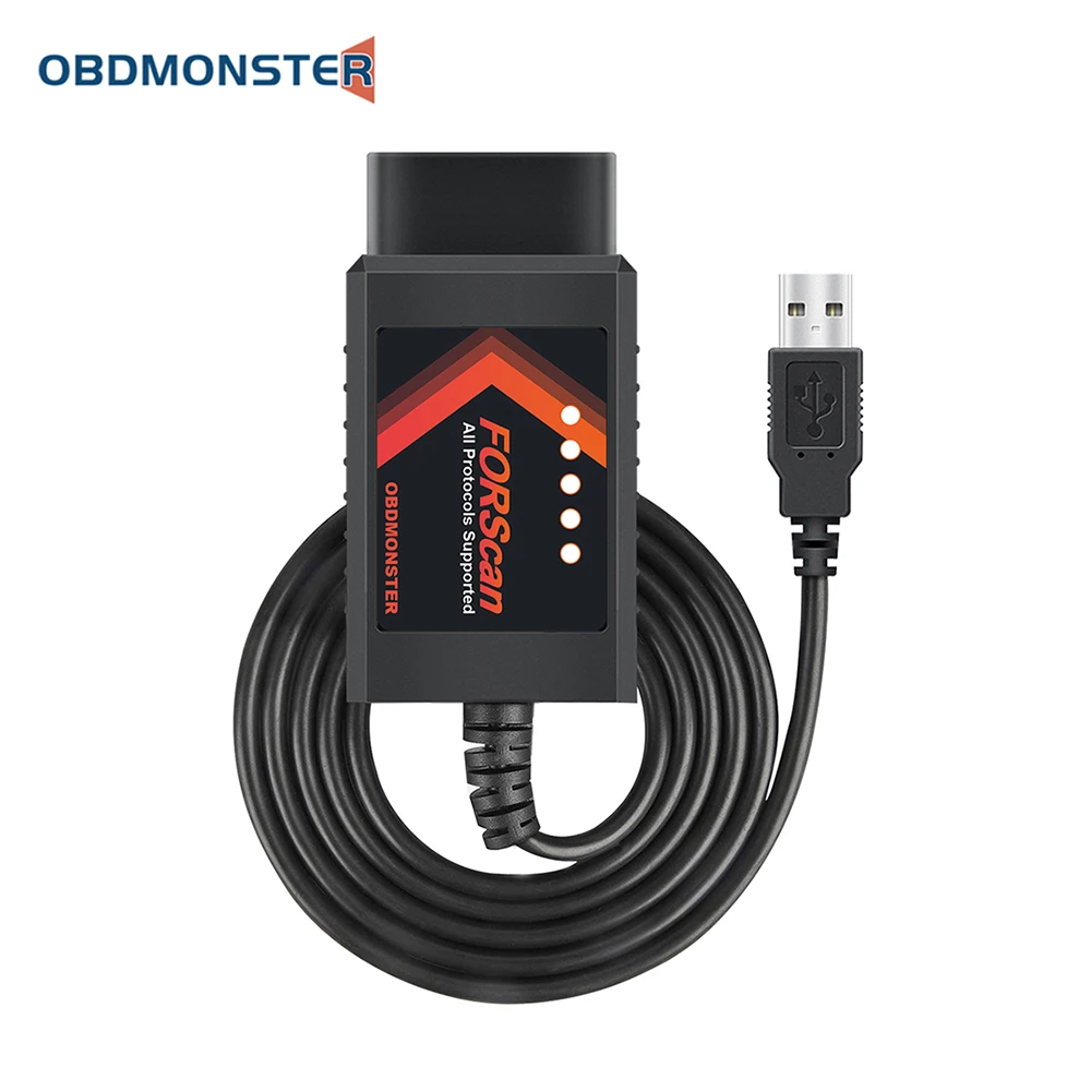 Обновленный ELM327 V1.5 HS CAN/ MS CAN для автомобильного сканера FORScan Pro Ford скрытый