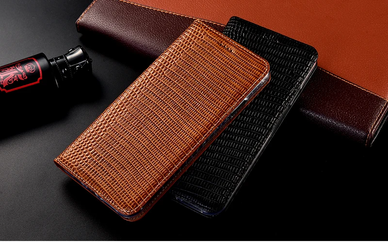 Чехол для Xiaomi Mi 5 телефона из натуральной кожи с текстурой сетки 5c 5X 5S 6 6X8 9T CC9 CC9e Pro