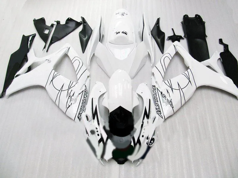 Комплект обтекателей для мотоцикла GSXR600 750 K6 06 07 GSXR 600 GSXR750 2006 2007 ABS верхний Белый