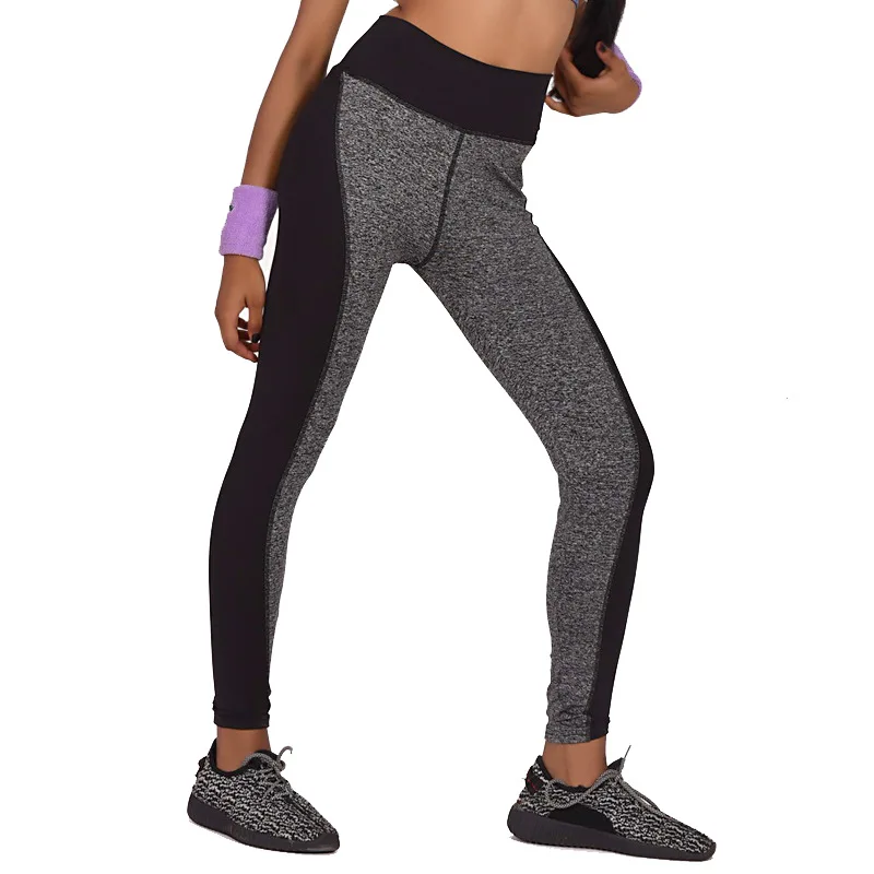 Женские штаны для йоги спортивные Леггинсы с высокой талией фитнеса женские