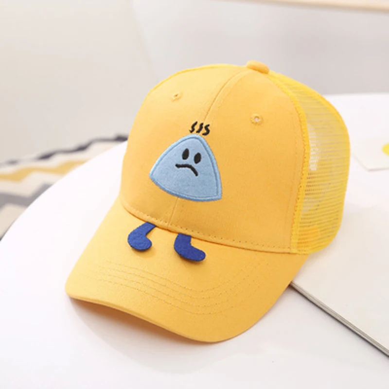 Сетчатая дышащая шляпа Foux для мальчиков детский козырек от солнца с мультяшным