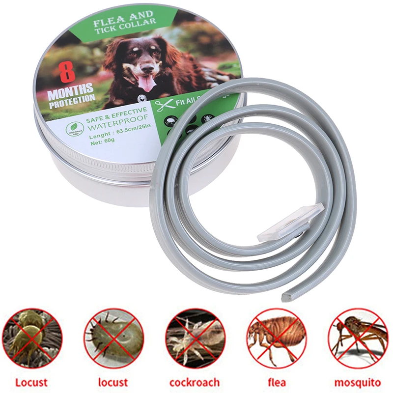 1 шт. ошейник для кошек и собак от клещей регулируемые ошейники домашних животных