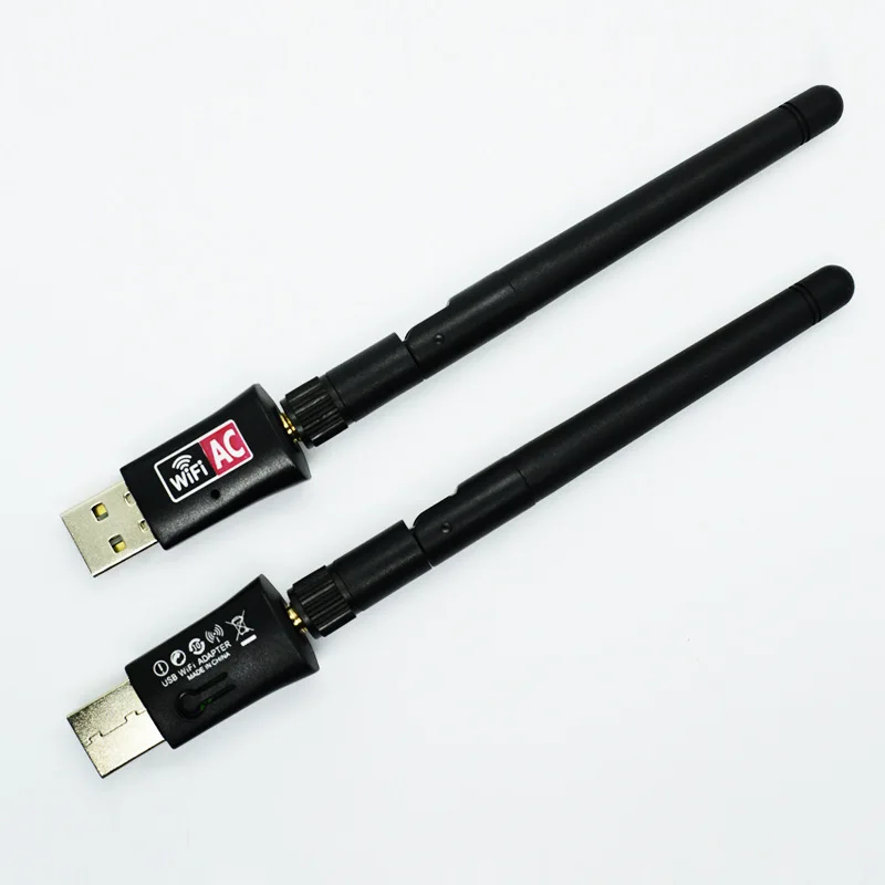 Creacube 600 м беспроводной USB WiFi адаптер Сетевая карта Wifi приемник 2,4/5G двойные полосные антенны компьютерная сетевая LAN Карта