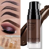 6 colors liquid eyebrow cream waterproof long lasting brown black dyeing eyebrow cream makeup enhancers tint gel cosmetics