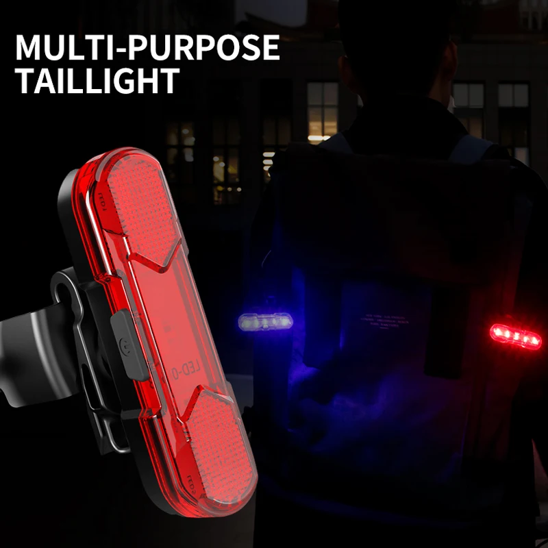 Передсветильник и задний фсветильник для велосипеда с зарядкой от USB | Спорт