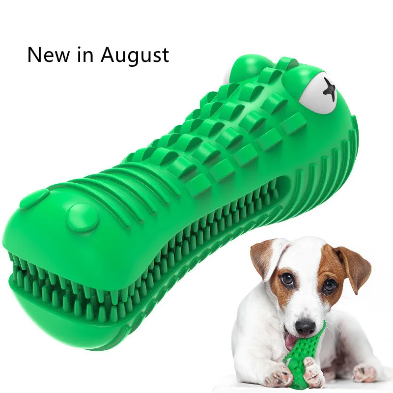 

The new pet supplies simulation crocodile molar rod vocal cleaning teeth interactive bite resistant dog toothbrush dog bite toy