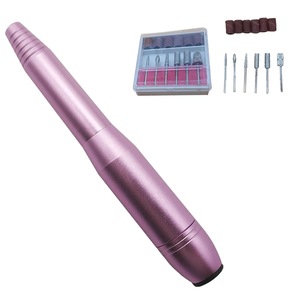 Салонная ручка для маникюра педикюра полировщик ногтей набор портативный