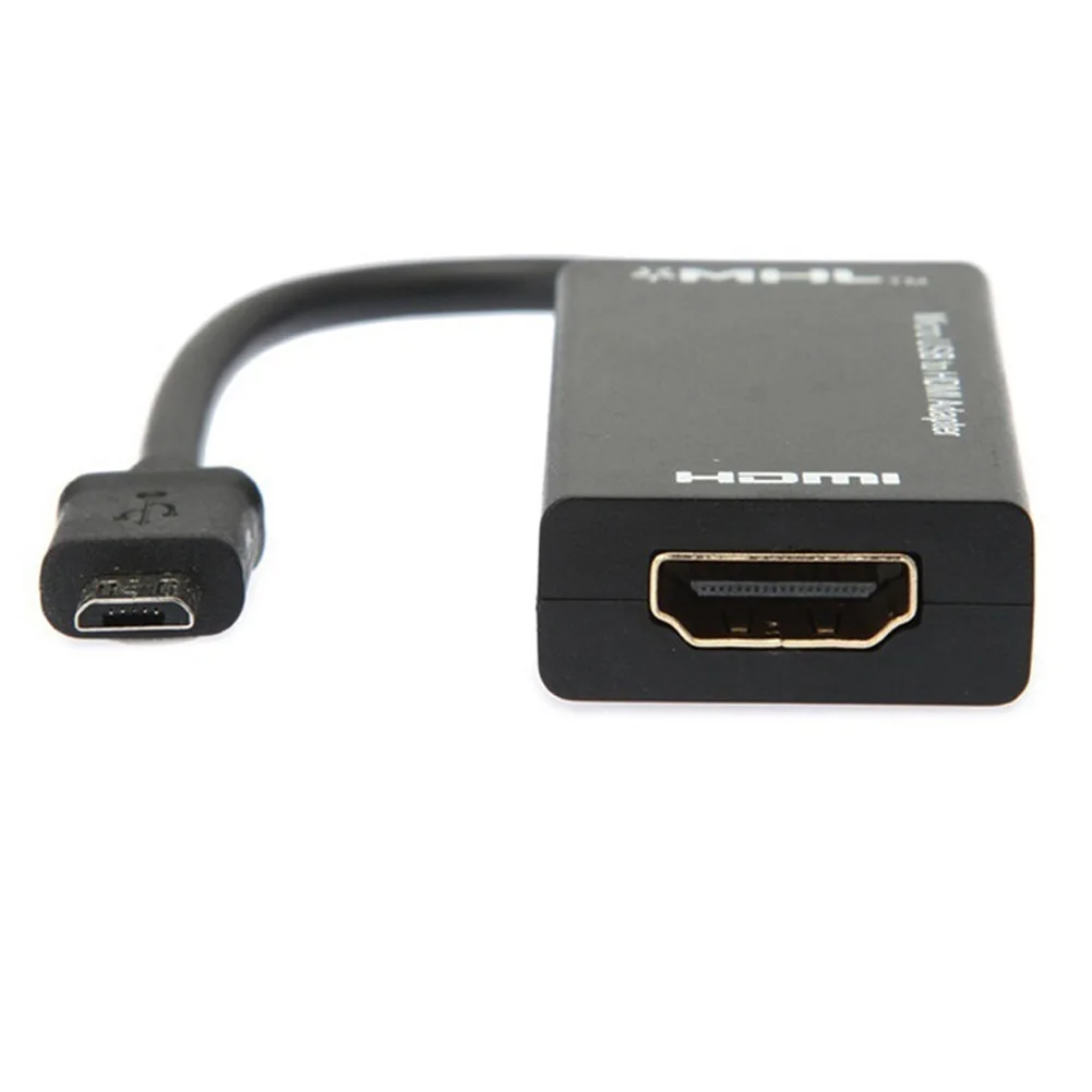 Микро USB 2 0 MHL к HDMI-совместимый кабель HD 1080P для Android Samsung/HT C/L G конвертер мини микро