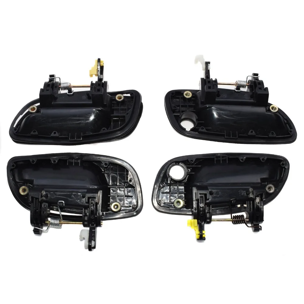 ISANCE Black FL FR RL RR внешняя дверная ручка 83650-2D000 82650-2D000 для Hyundai Elantra 2.0L 2001 2002 2003 2004 2005 2006 |
