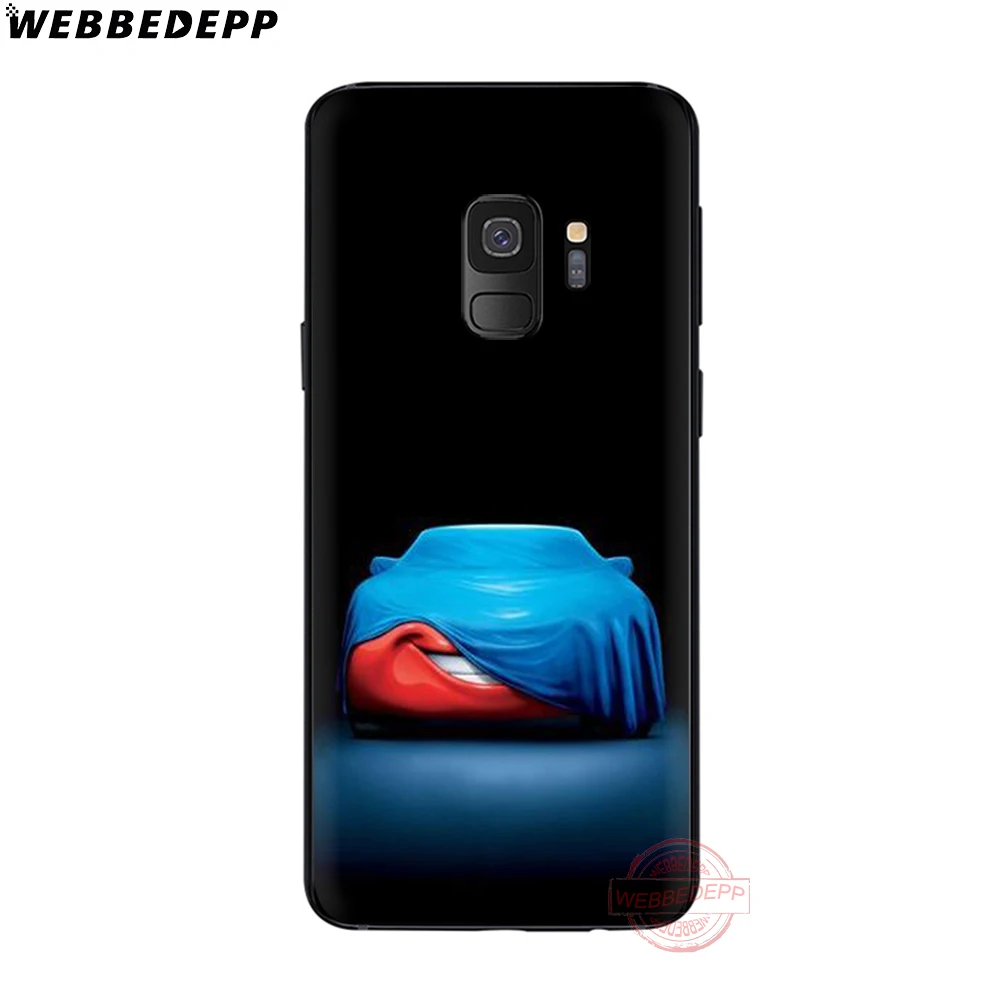 WEBBEDEPP Lightning mcqueen мягкий чехол для телефона с изображением цветов Samsung S6 S7 край S8 S9 S10
