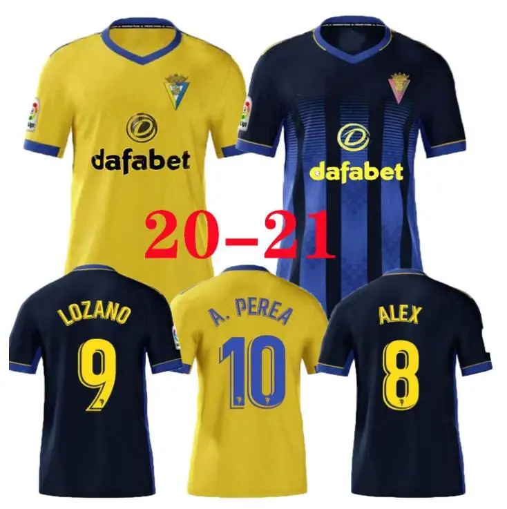 

2020 2021 Men's for cadiz cf Camiseta de 20/21 Top Quality Maillot de cadiz shirts Futbol Camisa runningT-shirts