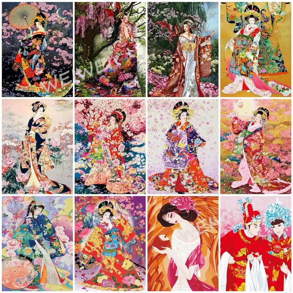 

Ancient Women In Tang Dynasty 5D Diy Diamond Painting Full Drill Mosaic Diamond Embroidery Cross Stitch Kit Aesthetic Room Decor