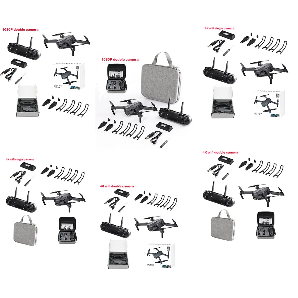 

SG107 RC Drone with Camera Optical Flow Aerial Foldable Quadcopter Wifi FPV