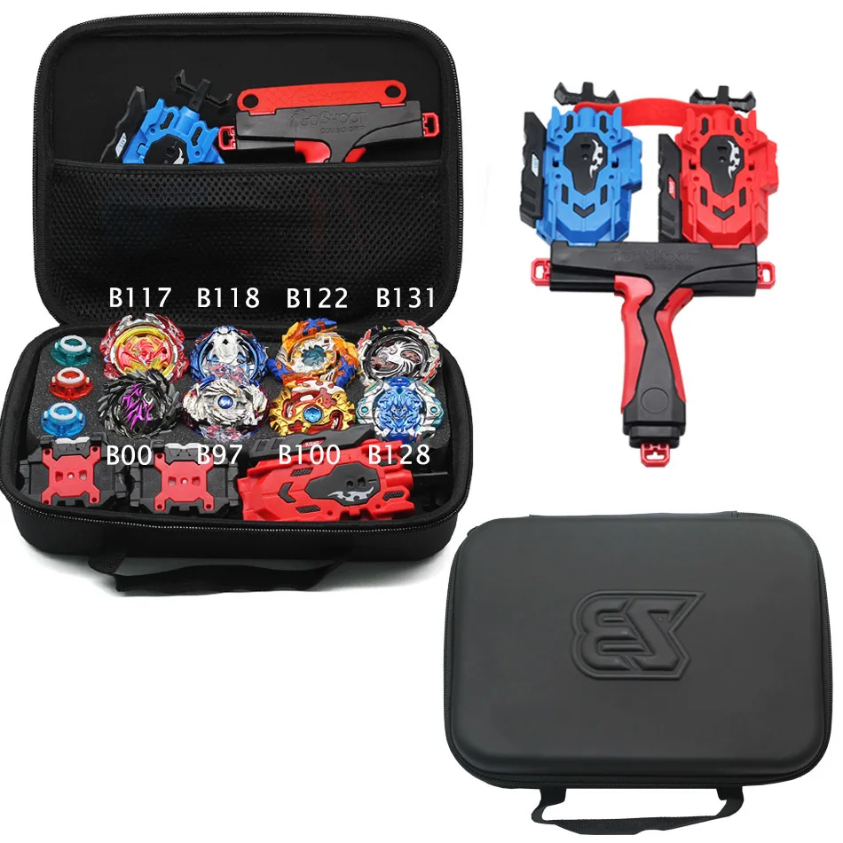 Takara Tomy Spinning Toys Beyblade Burst With Handle Launcher Metal Fusion Toupie Battle Gyro Blade Blades Storage Bag Kids Gift |