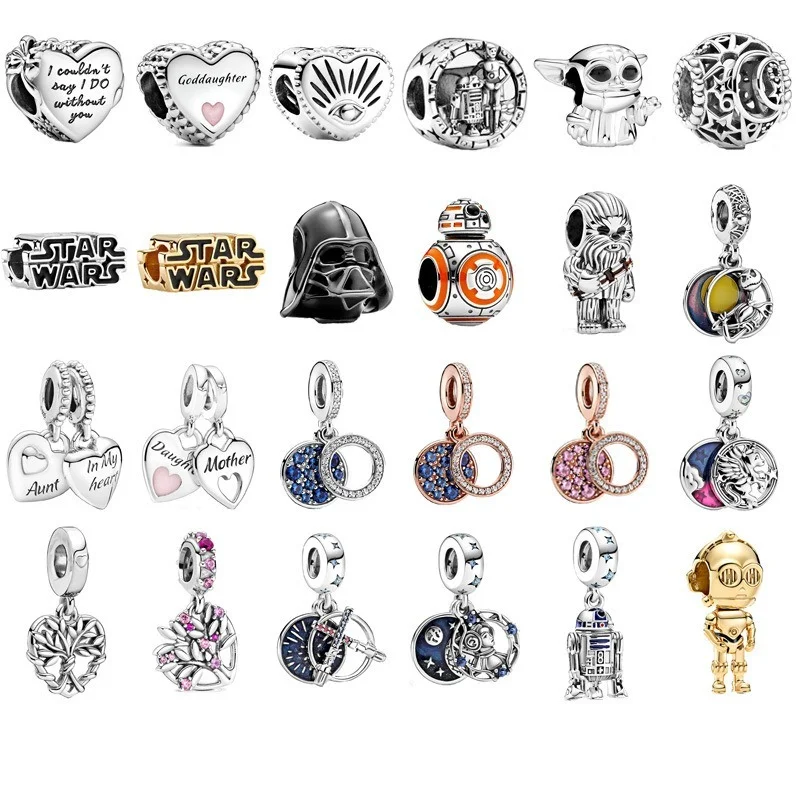 

Бусина-Шарм для браслета из серебра 925 пробы