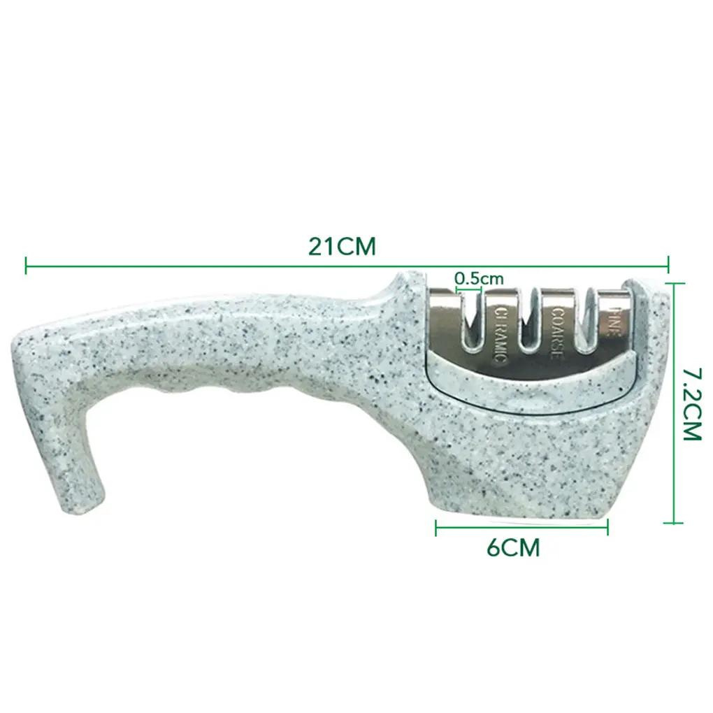 

MYVIT Knife Sharpener 3 Stages Kitchen Tool Sharpener Home Use Portable Sharpening Stone Kitchenware Grinder Whetstone Tungsten