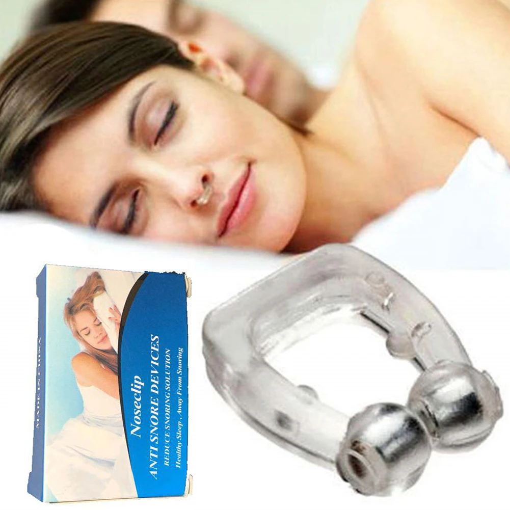 4 шт. силиконовый магнитный зажим для носа против храпа предотвращения храпа|Сон