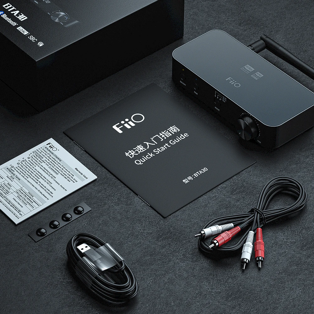 Приемопередатчик Настольный Fiio BTA30 AK4490 Bluetooth 5 0 USB ЦАП усилитель двухсторонний