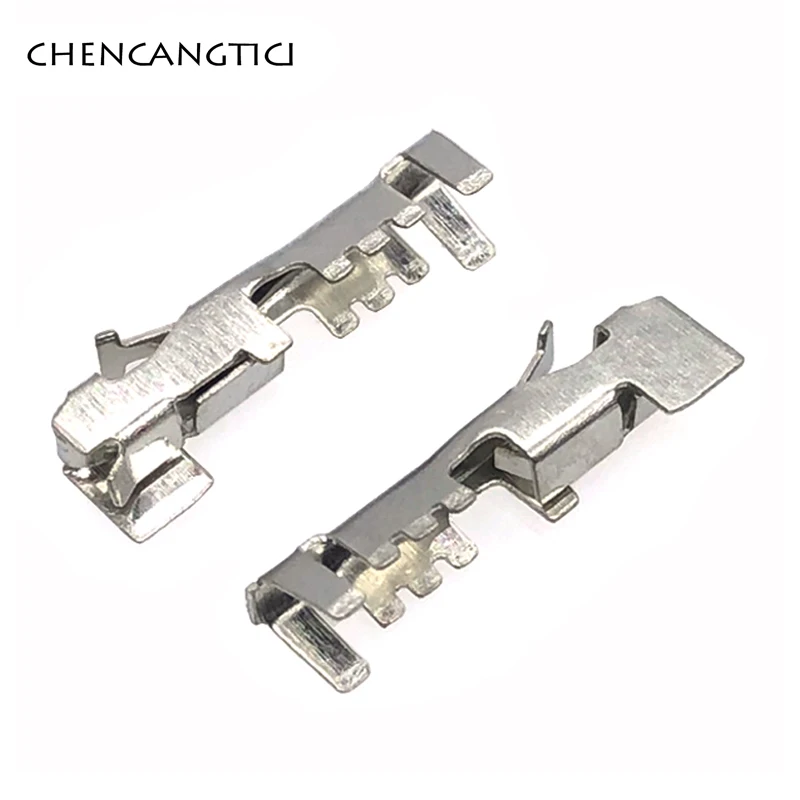 50 pcs/piece auto crimping wire terminal 12124075 female loose terminals 12124076 for delphi GM connector - Color: Follow me