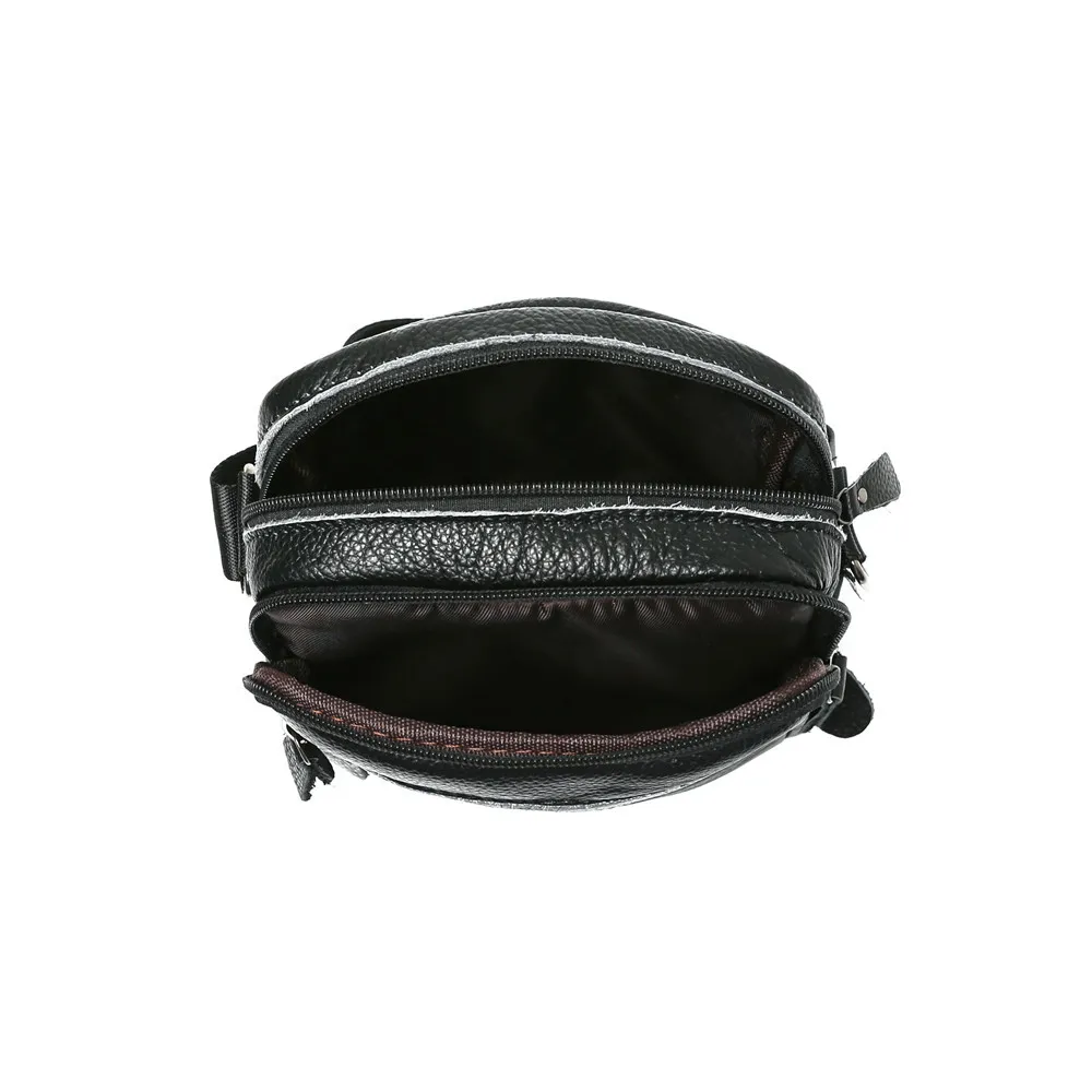 Новинка 2020 мужские сумки через плечо из натуральной кожи бизнес стиль твердая