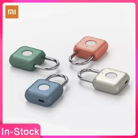 2020 xiaomi youdian smart fingerprint door lock padlock usb charging keyless home anti theft travel luggage drawer safety lock